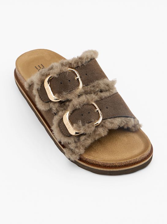 ESPRIT Tieffuß Pantolette Braun 151079 2