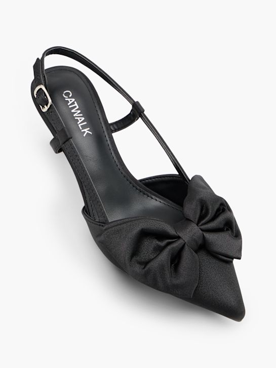 Catwalk Décolleté con cinturino Nero 151158 2