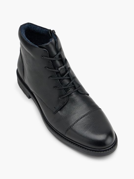 AM SHOE Šnurovacia obuv Čierna 151303 2