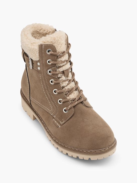 Easy Street Botins com cordões Taupe 151488 2