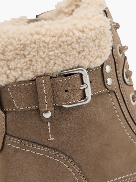 Easy Street Botins com cordões Taupe 151488 5