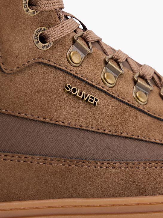 s.Oliver Hoher Sneaker Braun 151304 5
