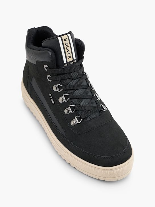 s.Oliver Hoher Sneaker Schwarz 151308 2