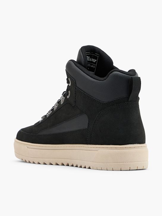 s.Oliver Hoher Sneaker Schwarz 151308 3