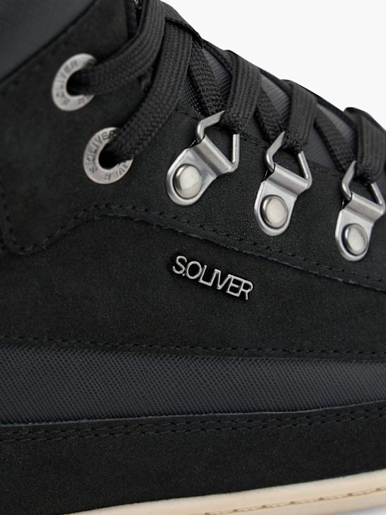 s.Oliver Hoher Sneaker Schwarz 151308 5