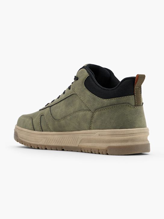 Mustang Hoher Sneaker Khaki 151307 3