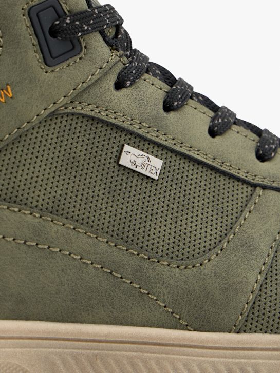 Mustang Hoher Sneaker Khaki 151307 5