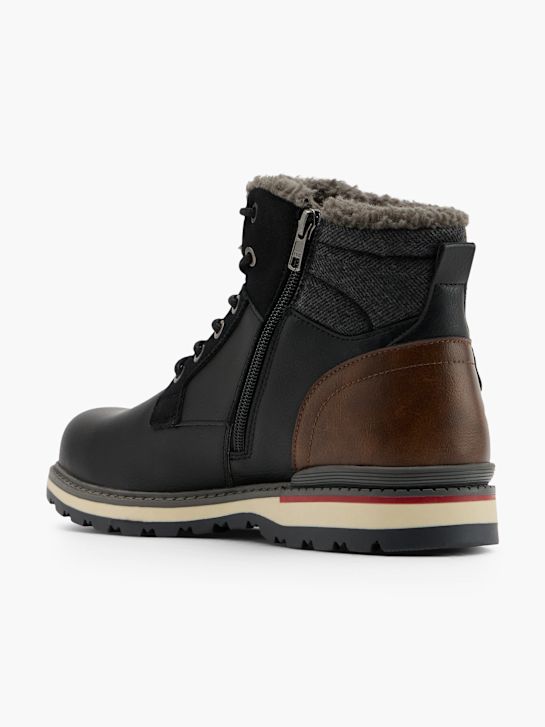 Mustang Bottes à lacets noir 151309 2