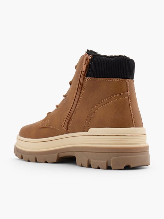 Mustang Bottes à lacets Cognac 151311 3
