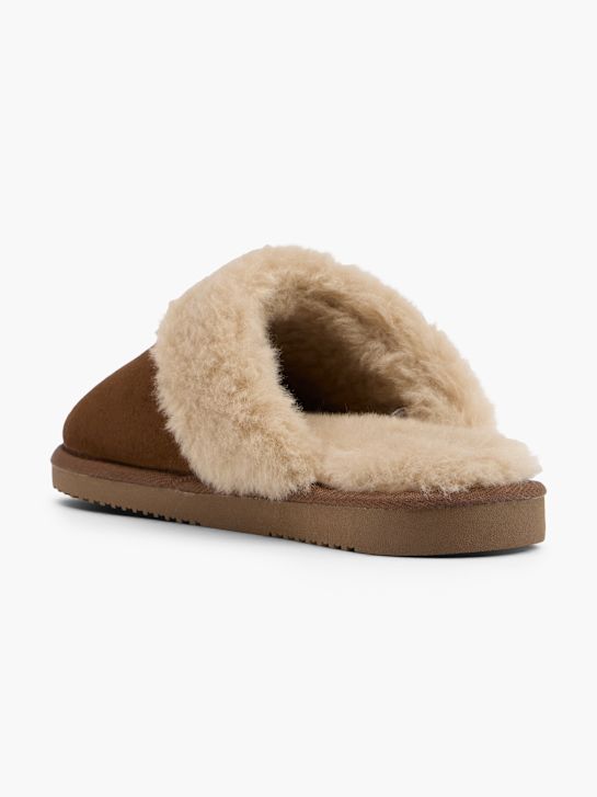 ESPRIT Zapatilla de casa marrón 151321 3