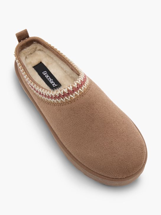 Graceland Zapatillas de casa cerradas Beige 151318 2