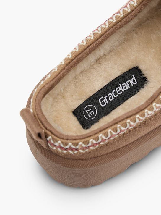 Graceland Zapatillas de casa cerradas Beige 151318 6