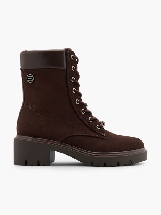 Esprit Ankelboot med snörning Brun 151510 1