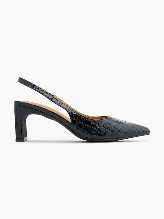 Läst Copenhagen Slingback pump Svart 151574 1