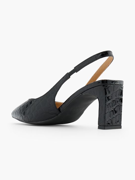 Läst Copenhagen Slingback pump Svart 151574 3