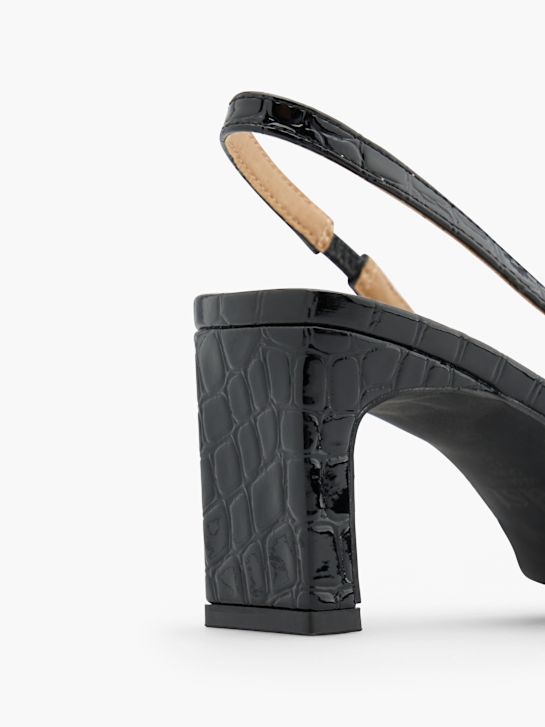Läst Copenhagen Slingback pump Svart 151574 6