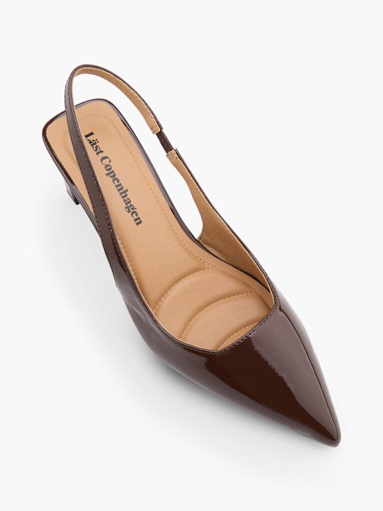 Läst Copenhagen Slingback pump Brun 151578 2