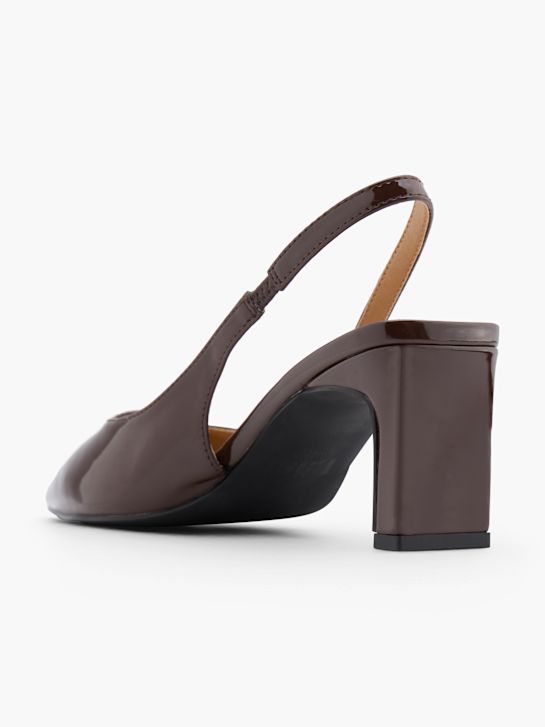 Läst Copenhagen Slingback pump Brun 151578 3