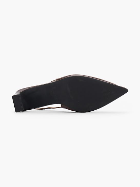 Läst Copenhagen Slingback pump Brun 151578 4