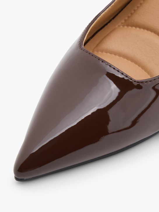 Läst Copenhagen Slingback pump Brun 151578 5