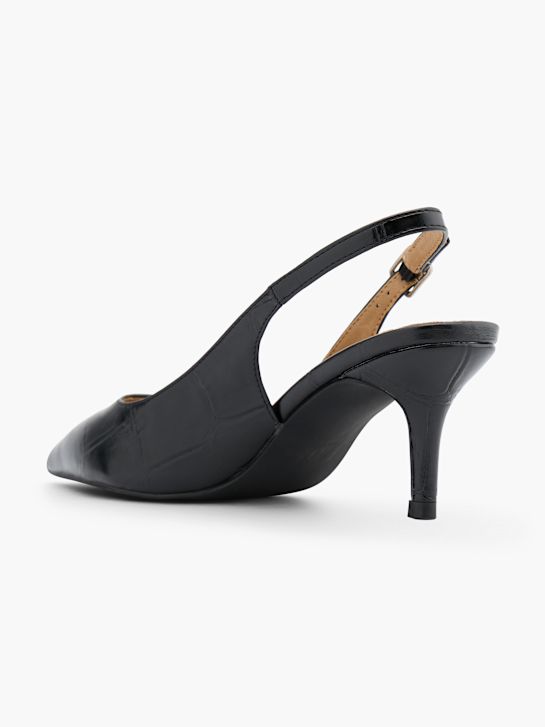 Läst Copenhagen Slingback pump Sort 151575 3
