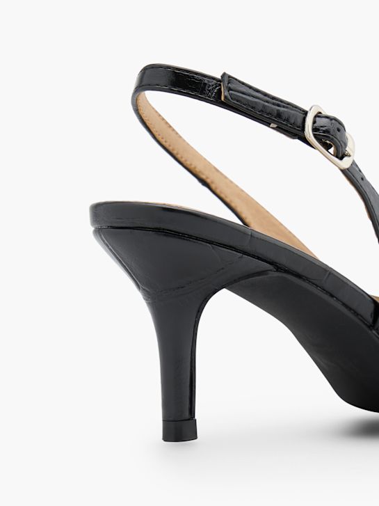 Läst Copenhagen Slingback pump Svart 151575 6