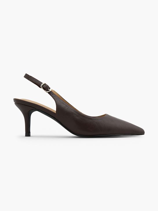 Läst Copenhagen Slingback pump Brun 151577 1