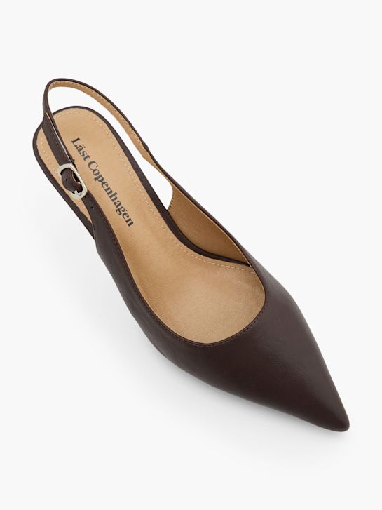 Läst Copenhagen Slingback pump Brun 151577 2
