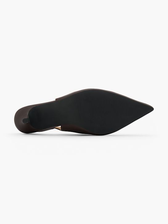 Läst Copenhagen Slingback pump Brun 151577 4
