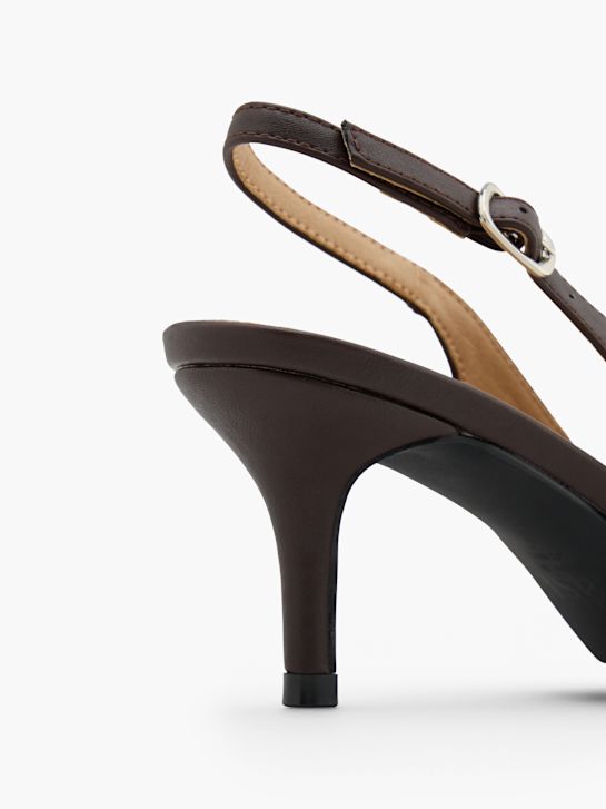 Läst Copenhagen Slingback pump Brun 151577 6