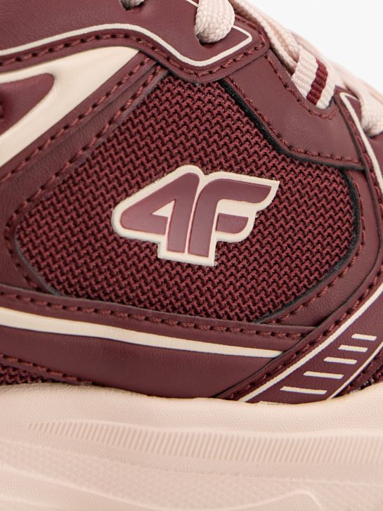 4F Sneakersy Burgundowy 151604 5