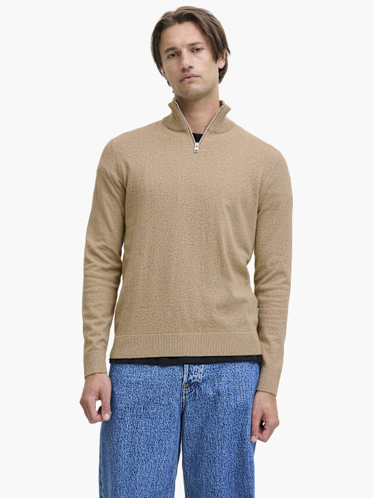 JJ Rebel Sweter z dzianiny Beżowy 151601 2