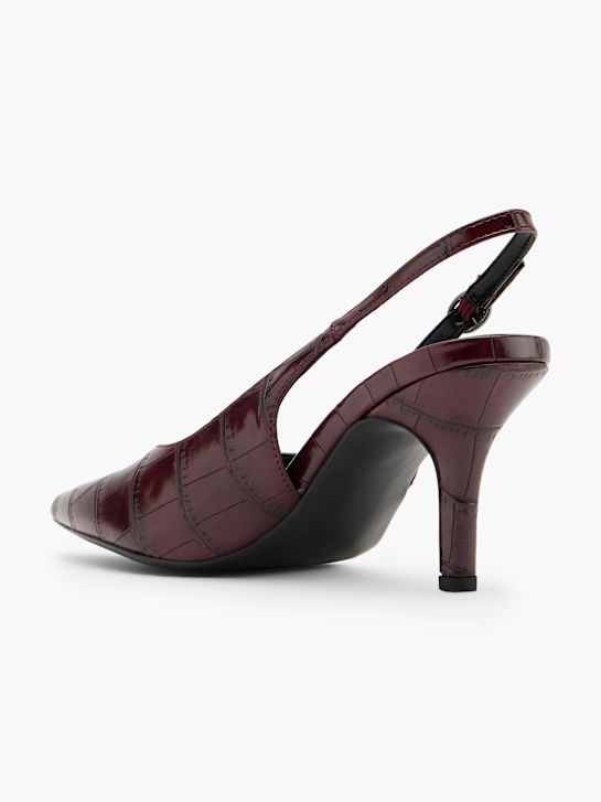 Catwalk Slingback salonarji Bordo 151607 3