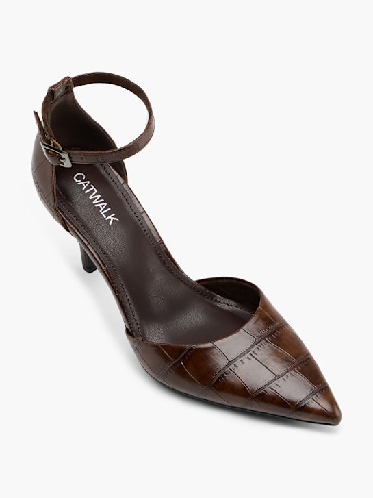 Catwalk Pantofi cu cataramă Maro 151608 2