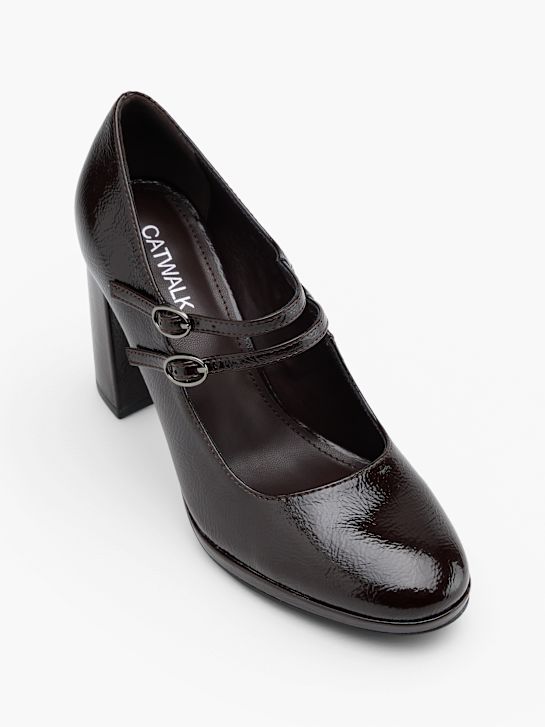 Catwalk Décolleté con fibbia Nero 151610 2