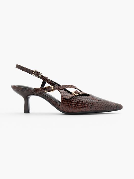 Catwalk Décolleté con cinturino Marrone 151615 1