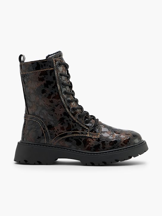 TOM TAILOR Schnürboots Schwarz 151681 1