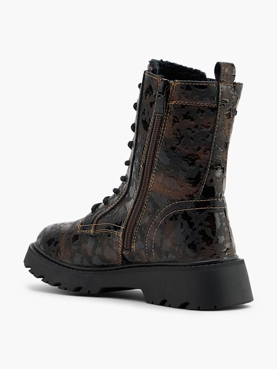 TOM TAILOR Schnürboots Schwarz 151681 3