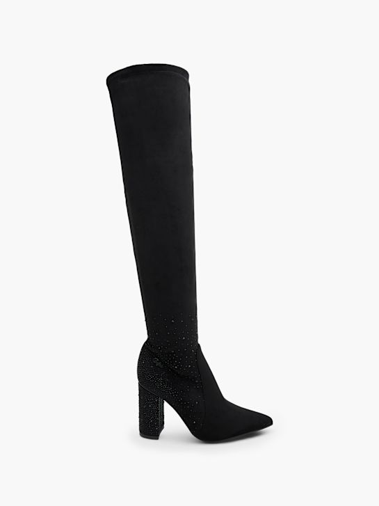 Buffalo Overknee Schwarz 151822 1