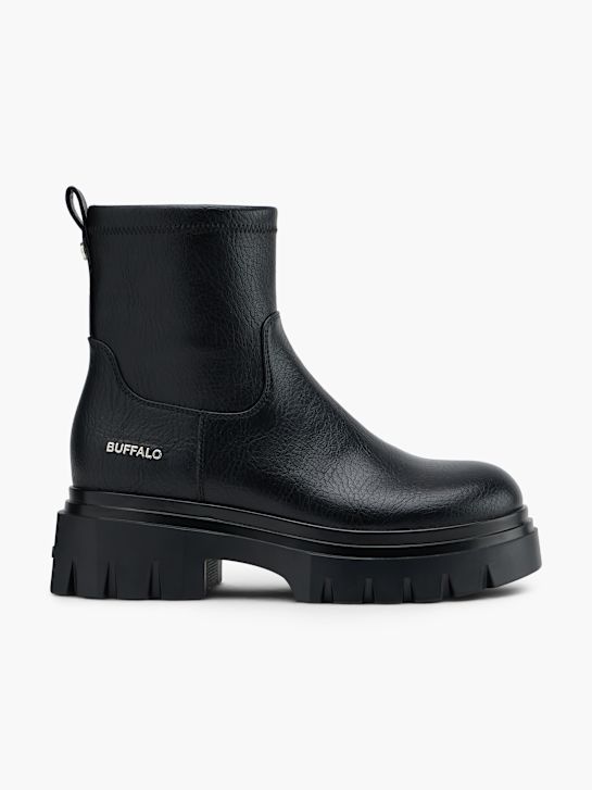 Buffalo Stiefelette Schwarz 151901 1