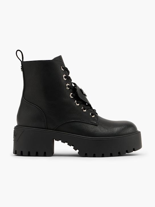 Buffalo Schnürstiefelette Schwarz 151895 1