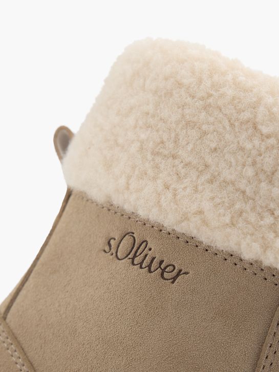 s.Oliver Schnürboots Beige 151935 5