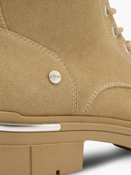 s.Oliver Schnürboots Beige 151940 6