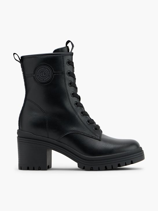 s.Oliver Schnürstiefelette Schwarz 151953 1