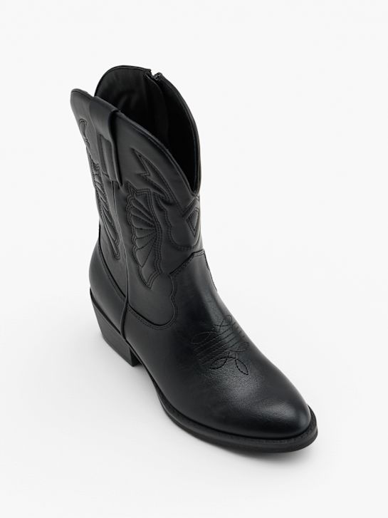 Catwalk Cowboy Boots Schwarz 152007 2