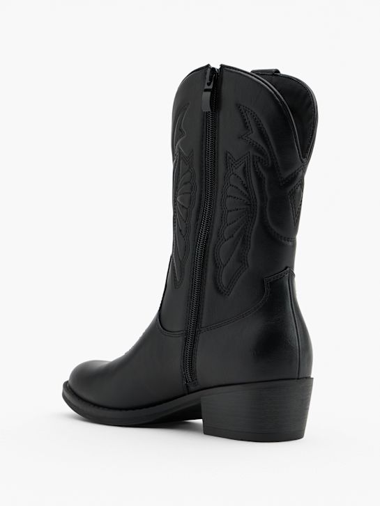 Catwalk Cowboy Boots Schwarz 152007 3