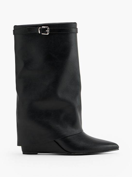 Catwalk Weitschaftstiefel Schwarz 152023 1