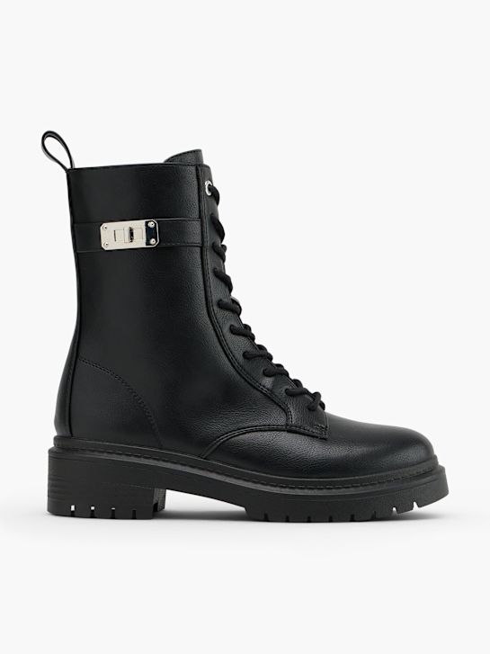 Graceland Bottes à lacets Noir 152148 1