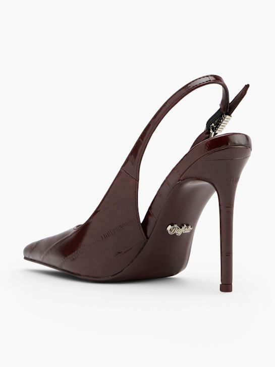 Buffalo Décolleté con cinturino Bordeaux 152247 3