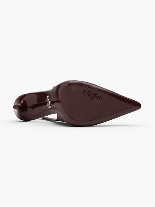 Buffalo Décolleté con cinturino Bordeaux 152247 4